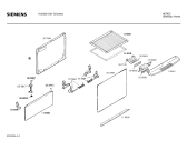 Схема №1 HU23021 с изображением Стеклянная полка для плиты (духовки) Siemens 00207889