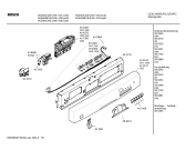 Схема №1 SGS43C42EU с изображением Передняя панель для посудомоечной машины Bosch 00449517