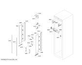Схема №1 T24BR70FS с изображением Стеклопанель для холодильной камеры Bosch 00678146