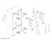 Схема №1 RB491200 с изображением Кабель для холодильной камеры Bosch 00643024