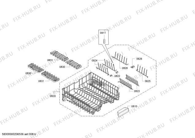 Схема №1 DF480163F с изображением Инструкция по эксплуатации Gaggenau для посудомойки Bosch 18035490