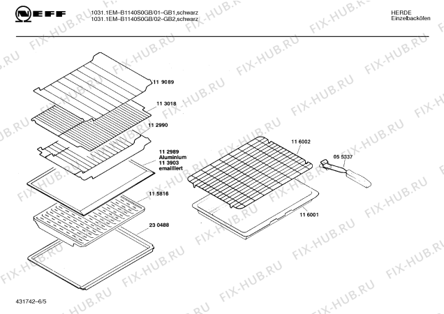 Схема №2 B1140S0GB 10311EM с изображением Часы для духового шкафа Bosch 00088296