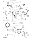 Схема №1 WAK 6690 с изображением Модуль (плата) для стиралки Whirlpool 480111102555