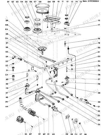 Схема №1 NXG42G5N (F003315) с изображением Панель для электропечи Indesit C00030137