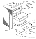 Схема №1 SKS68800F0 с изображением Микромодуль для холодильной камеры Aeg 973933019519052