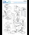 Схема №1 EC251.W с изображением Панель для электрокофеварки DELONGHI 7313284209