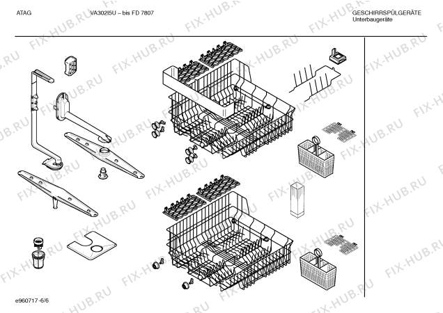 Взрыв-схема посудомоечной машины Atag SHVATN1 VS320I5U - Схема узла 06
