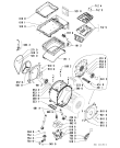 Схема №1 AWA 1005/WP с изображением Обшивка для сушильной машины Whirlpool 481245210281