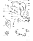 Схема №1 AWP 092 с изображением Ручка (крючок) люка для стиралки Whirlpool 481949878503