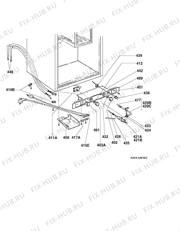 Взрыв-схема холодильника Losirs (N Ls) GM60B - Схема узла Armature/fitting