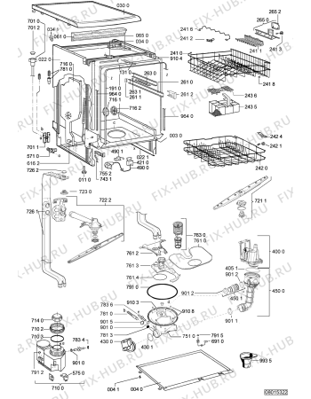 Схема №1 GSFS 5716 с изображением Обшивка для посудомойки Whirlpool 481245373765