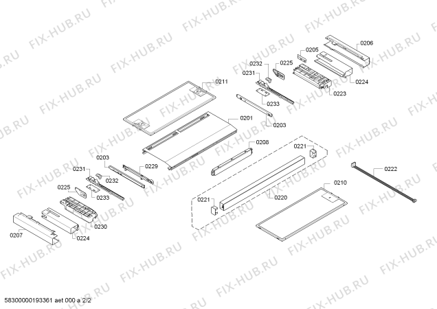 Схема №1 3BT890G Balay с изображением Планка ручки для вентиляции Bosch 00774430