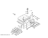 Схема №1 3HT501N с изображением Внешняя дверь для духового шкафа Bosch 00472734