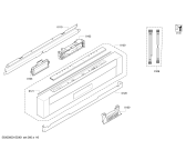 Схема №2 S41T69N0EU с изображением Передняя панель для посудомойки Bosch 00676606
