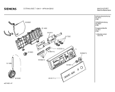 Схема №2 WP91281GB EXTRAKLASSE T1200 с изображением Вкладыш в панель для стиралки Siemens 00356777