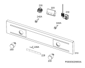 Схема №1 BE2003021W с изображением Обшивка для электропечи Aeg 5617367346