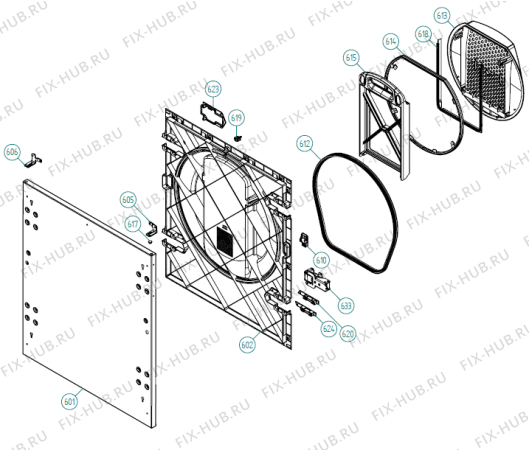 Схема №2 MTD 07SCIA UK   -Titanium (337556, TD60.3) с изображением Обшивка для стиральной машины Gorenje 438255