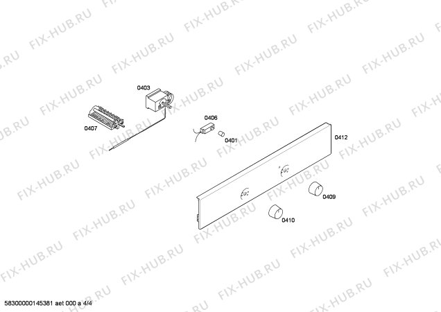 Схема №1 P1HEC33021 с изображением Ручка управления духовкой для духового шкафа Bosch 00618867