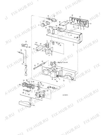 Взрыв-схема холодильника Dometic RM7030 - Схема узла C20 Comb. armature  H