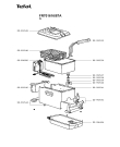 Схема №1 FR701616/87A с изображением Емкость (контейнер) для электротостера Tefal SS-996496