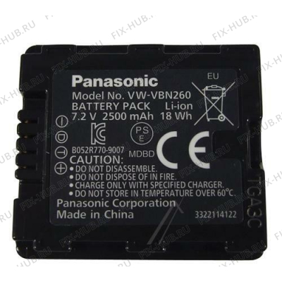 Электроадаптер для фотоаппарата Panasonic VWVBN260EK в гипермаркете Fix-Hub