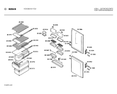 Схема №1 KGV2661 с изображением Панель для холодильника Bosch 00283770