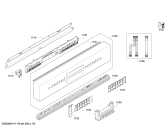 Схема №2 SMIAIM01 с изображением Передняя панель для посудомойки Bosch 00679456