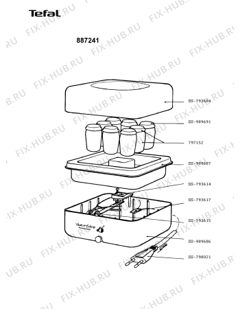 Схема №1 887241/350 с изображением Другое для йогуртници Tefal SS-989686