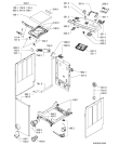 Схема №1 AWE 6121 с изображением Обшивка для стиралки Whirlpool 481010429102