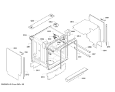 Схема №1 SMU86M25DE с изображением Передняя панель для посудомоечной машины Bosch 00678568