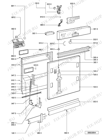 Схема №1 C 413 с изображением Всякое Whirlpool 481241868149