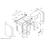 Схема №1 SGV55M73EU с изображением Набор кнопок для посудомойки Bosch 00601853