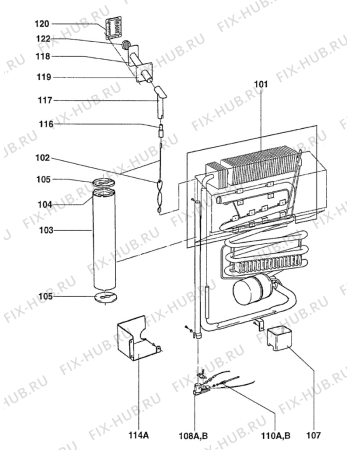 Взрыв-схема холодильника Unknown RM4401 - Схема узла C20 Cold, User manual E