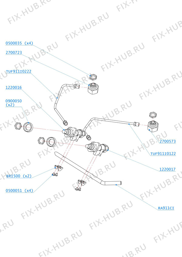 Большое фото - Запчасть для холодильника Electrolux 1053107783 в гипермаркете Fix-Hub