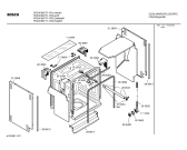 Схема №1 SGU4332 с изображением Вкладыш в панель для электропосудомоечной машины Bosch 00360460