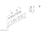 Схема №1 SN66E001EU с изображением Передняя панель для посудомойки Siemens 00679597