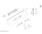 Схема №1 SMS53L32EU SuperSilence с изображением Панель управления для электропосудомоечной машины Bosch 11003312