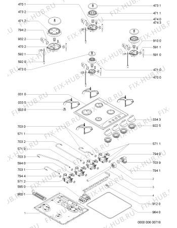 Схема №1 AKM227/IX с изображением Втулка для электропечи Whirlpool 481244039526