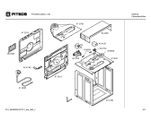 Схема №1 P1HEB31020 с изображением Инструкция по установке/монтажу для плиты (духовки) Bosch 00594873