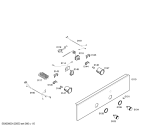 Схема №2 HBN200551E с изображением Передняя часть корпуса для духового шкафа Bosch 00662585
