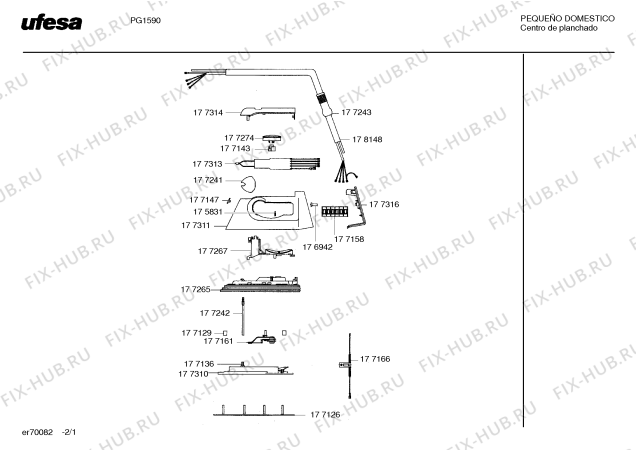 Схема №1 PG1590 с изображением Переключатель для составляющей Bosch 00178077