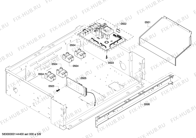 Схема №1 PRD304EG Thermador с изображением Панель управления для электропечи Bosch 00479230