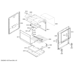 Схема №2 HSF64K30E9 STYLE I CKD с изображением Пружина для духового шкафа Bosch 00492711