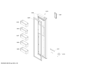 Схема №2 KA92NV41TI с изображением Дверь для холодильника Siemens 00717258
