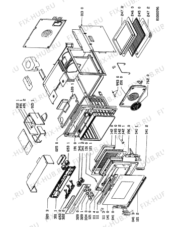 Схема №1 AKG 247/WH/01 с изображением Шуруп для плиты (духовки) Whirlpool 481950518299