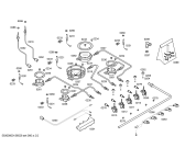 Схема №1 CA274230 ENC.CA274230 4G+1W CN T70F с изображением Решетка для плиты (духовки) Bosch 00448250
