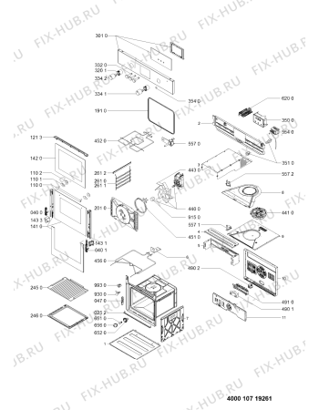 Схема №1 EME 7470 с изображением Микропереключатель для плиты (духовки) Whirlpool 481010522263