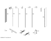 Схема №2 RF413700 с изображением Шина для холодильника Bosch 00666046