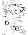 Схема №1 AWO 6425/1 с изображением Обшивка для стиралки Whirlpool 480111104066