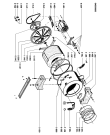 Схема №1 AWG320WP41 (F091535) с изображением Порошкоприемник (дозатор) для стиральной машины Indesit C00317328